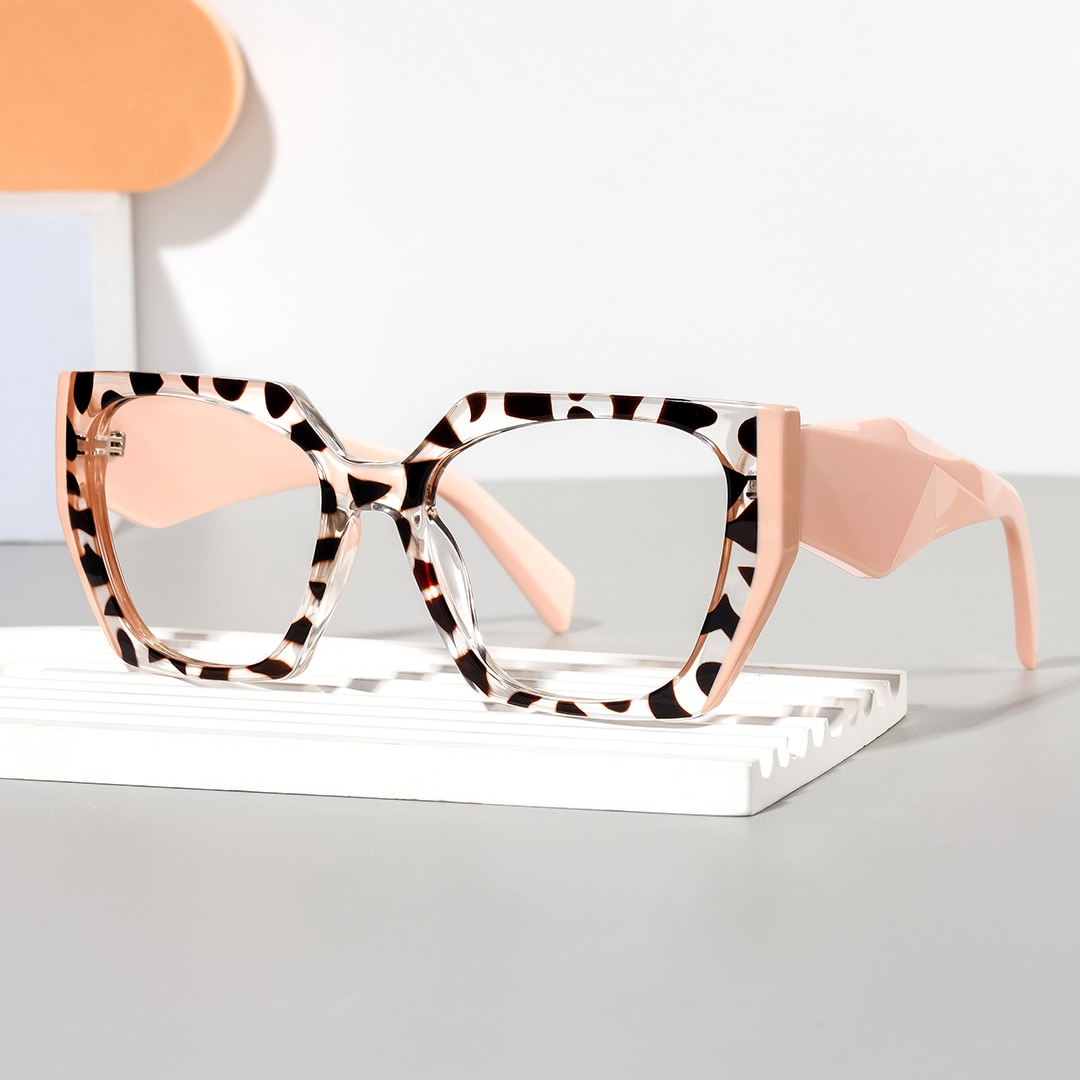 Sileidy Geometric Havana Glasses