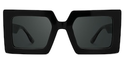 Tiffaney Square Black Glasses0