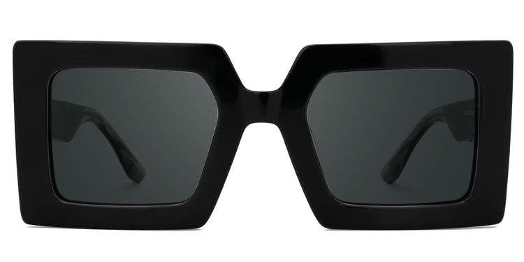 Tiffaney Square Black Glasses