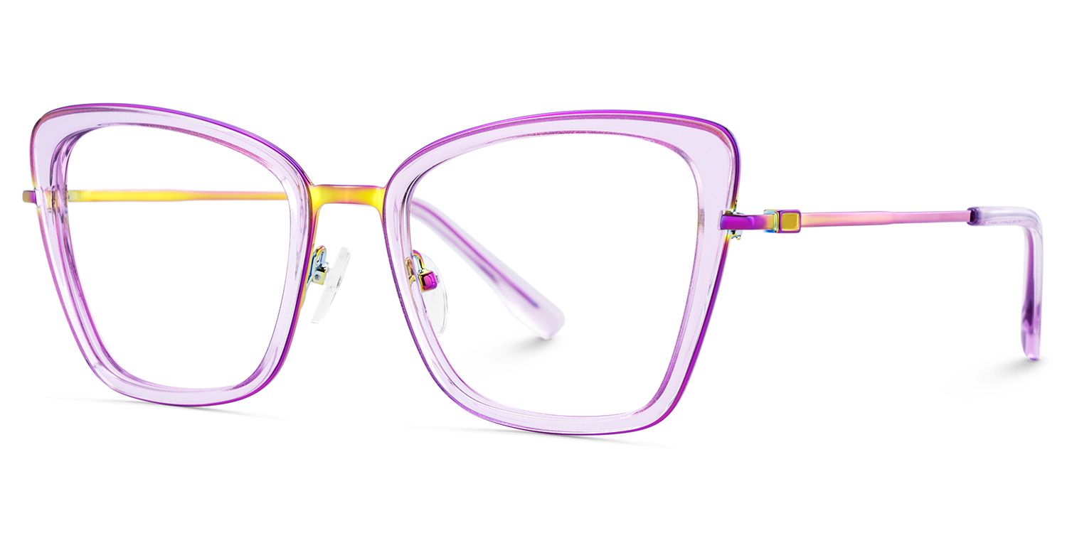 Rosalie Butterfly Purple Color Frame Glasses for Women | Zeelool3