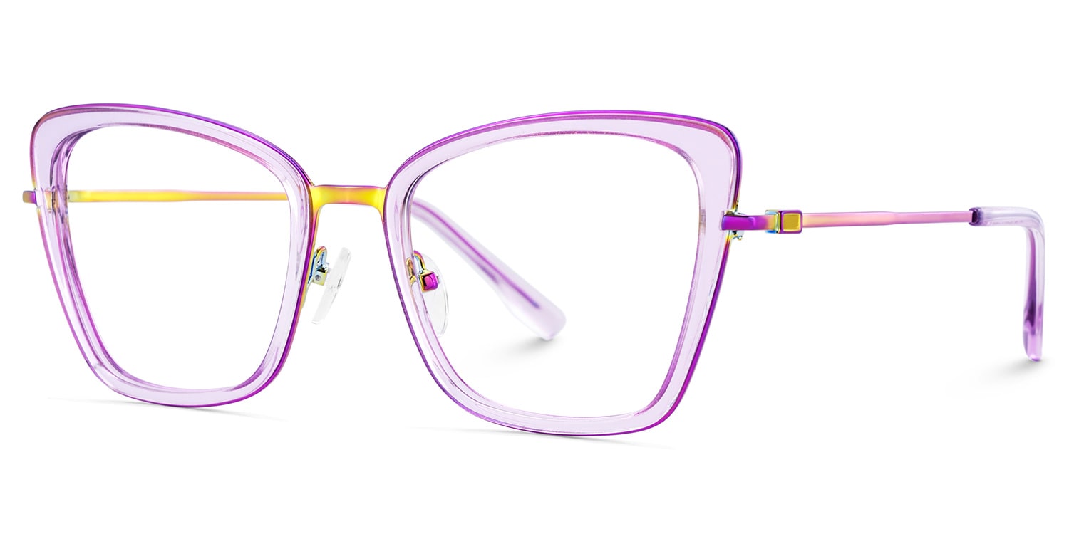 Rosalie Butterfly Purple Color Frame Glasses for Women | Zeelool3
