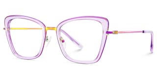 Rosalie Butterfly Purple Glasses3