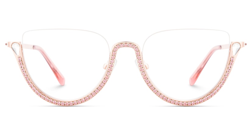 Sparkle Cateye Pink Glasses