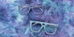Rubin Square Denim Glasses4