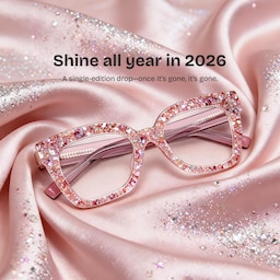 Renata Square Pink Glasses0