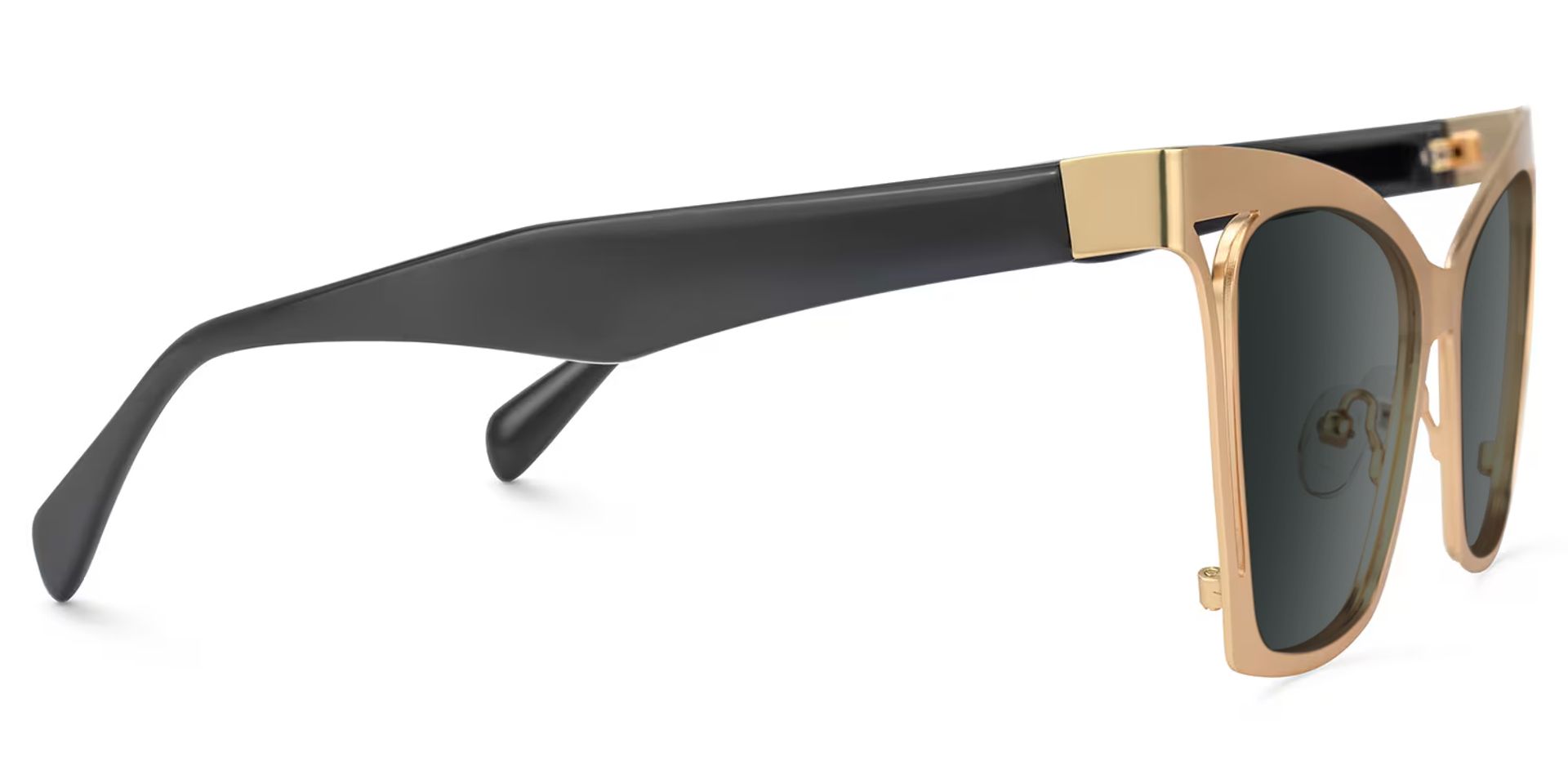 Adarsh Cateye Gold Sunglasses | Zeelool Glasses2