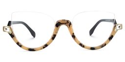 Felicia Cat Eye Tortoise Glasses0