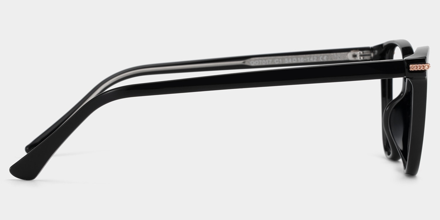 Jagger Cat-Eye Black Glasses4