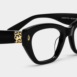 Dillon Black Cat eye Glasses5
