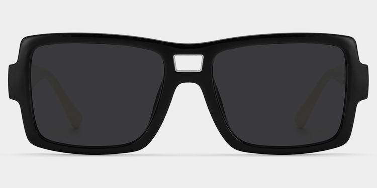 Nora Black Aviator Sunglasses