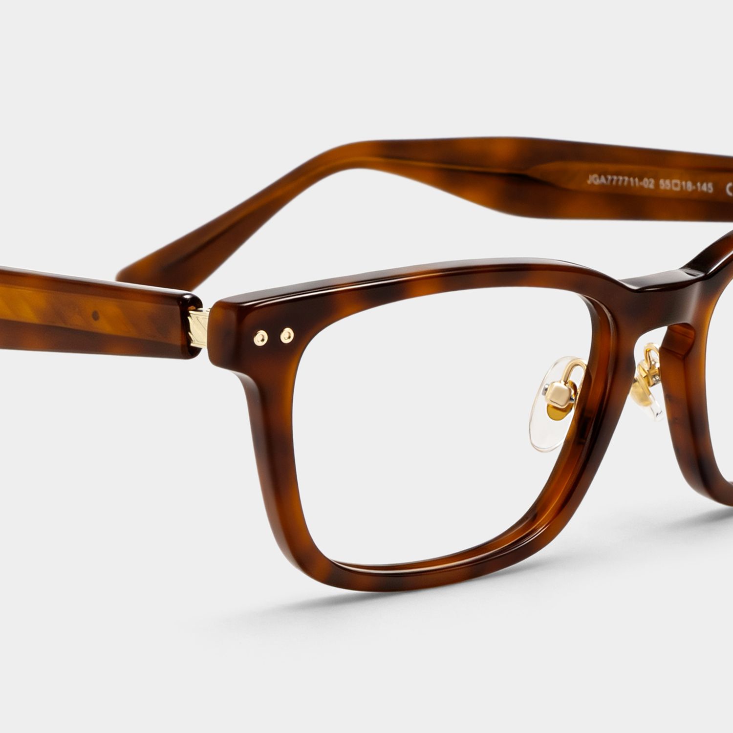 Tortoise Buzz Rectangle Frame Glasses | ZEELOOL5