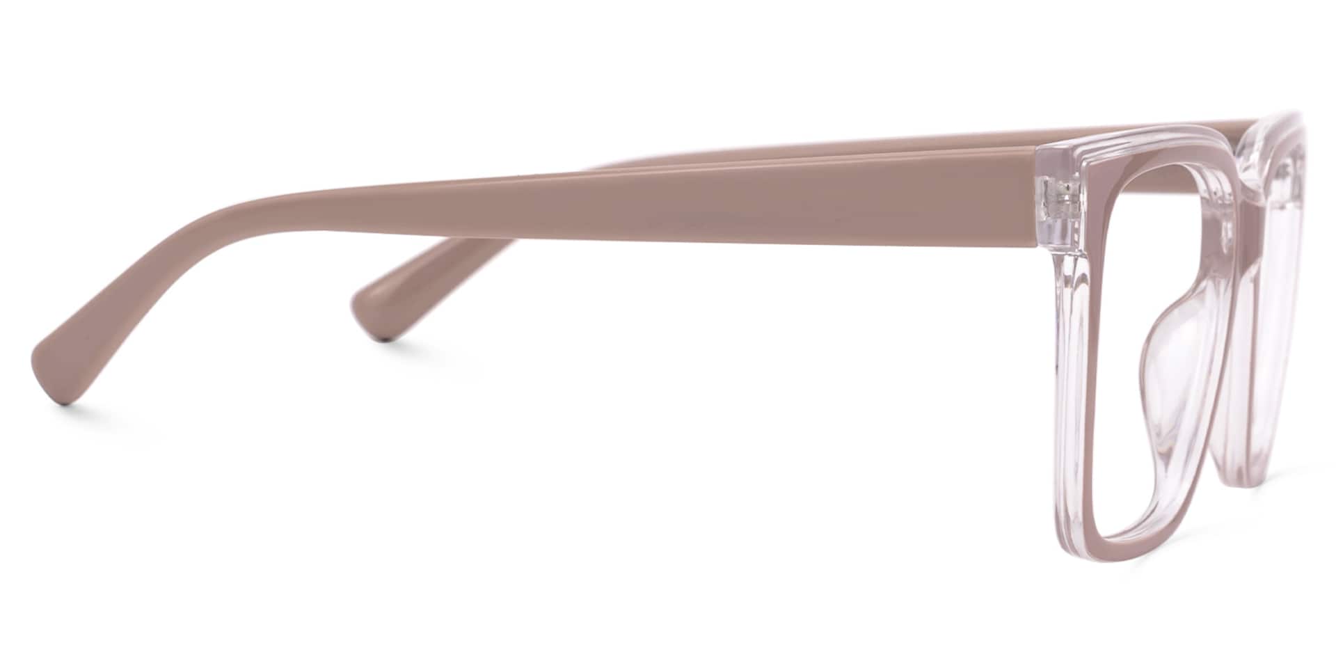 Square Renea Pink Glasses deals -Zeelool Glasses2