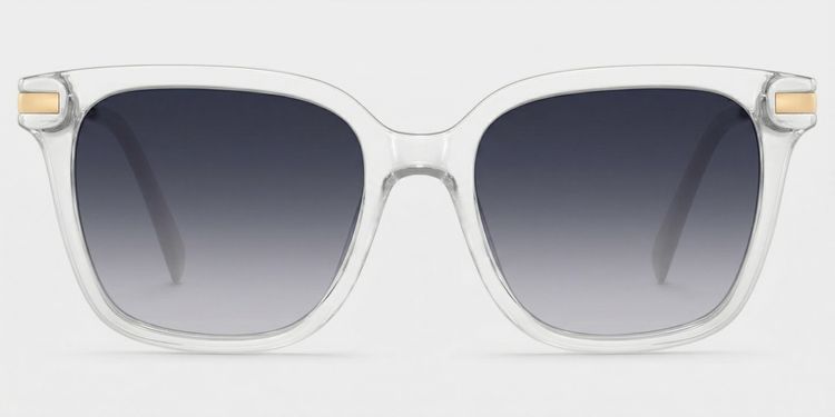 Jacqui Clear Rectangle Sunglasses