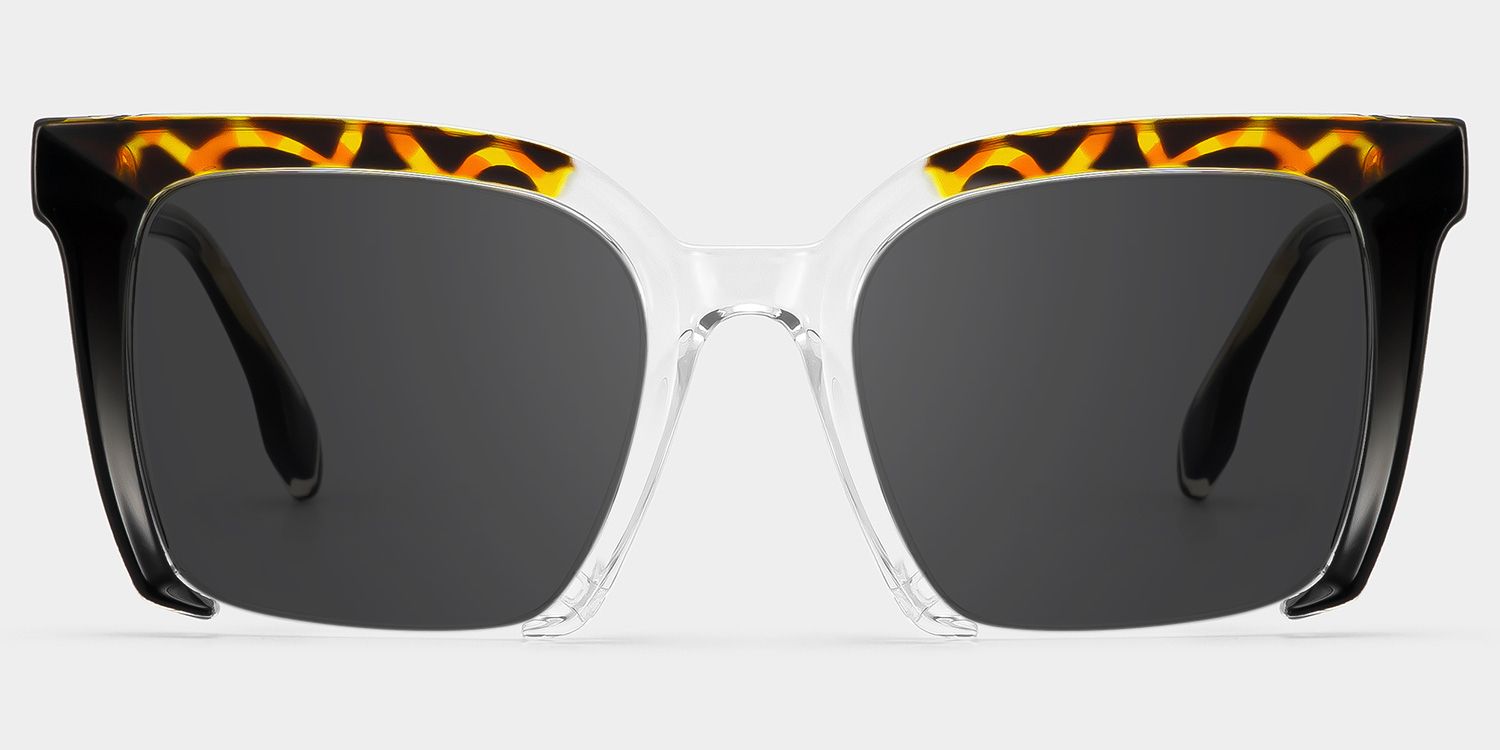 Misty Square Black Sunglasses | Zeelool Glasses0