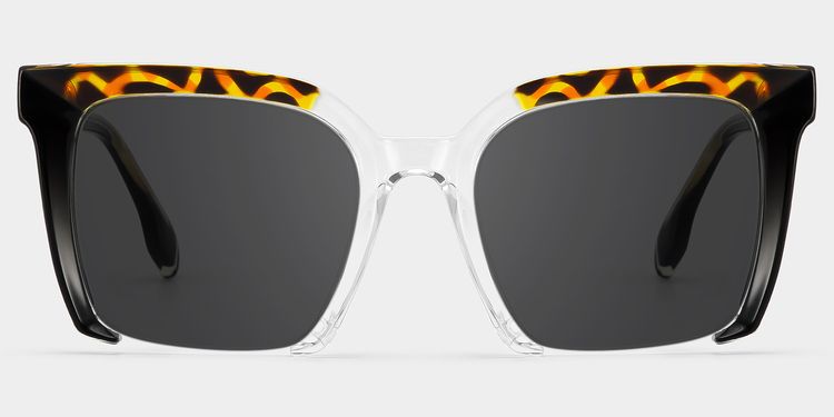 Misty Square Black Glasses