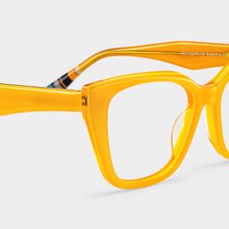 Julius Butterfly Yellow Glasses8