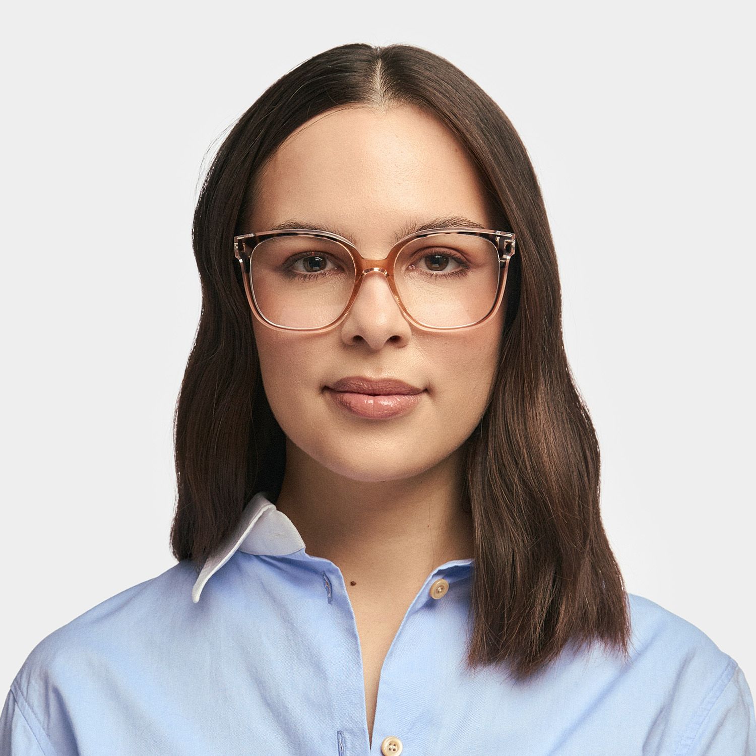 Square Siner Beige Glasses deals -Zeelool Glasses0