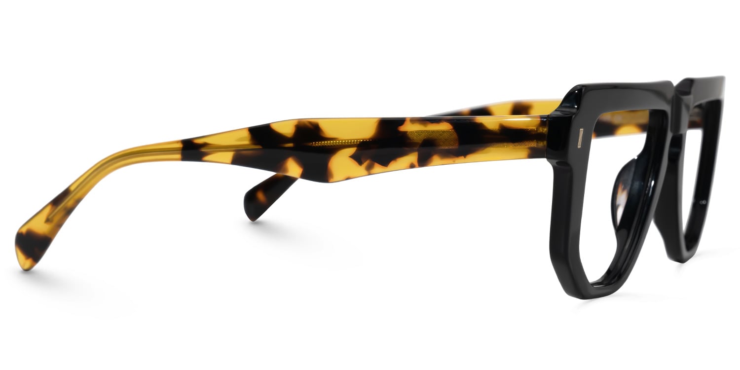 Gabriella Aviator Black Glasses2