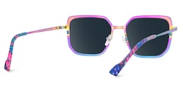 Maverick Square Multicolor Sunglasses4