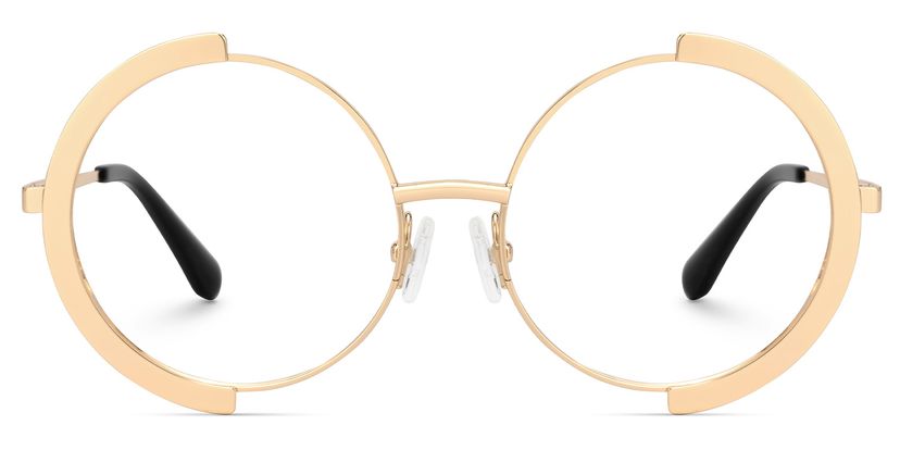 Crowe Round Gold Glasses