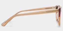 Madeline Beige Cat-eye Glasses4