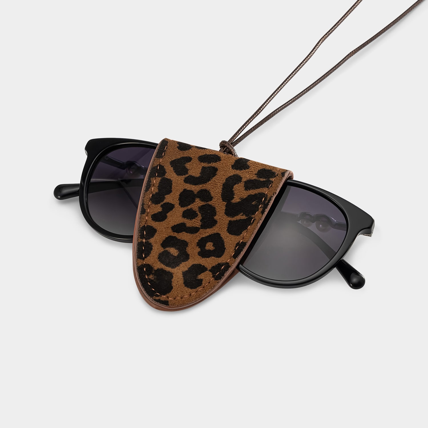 Magnetic Sunglasses Eyeglasses Leopard Pattern Str3