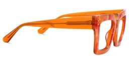 Agaton Orange Square Glasses2