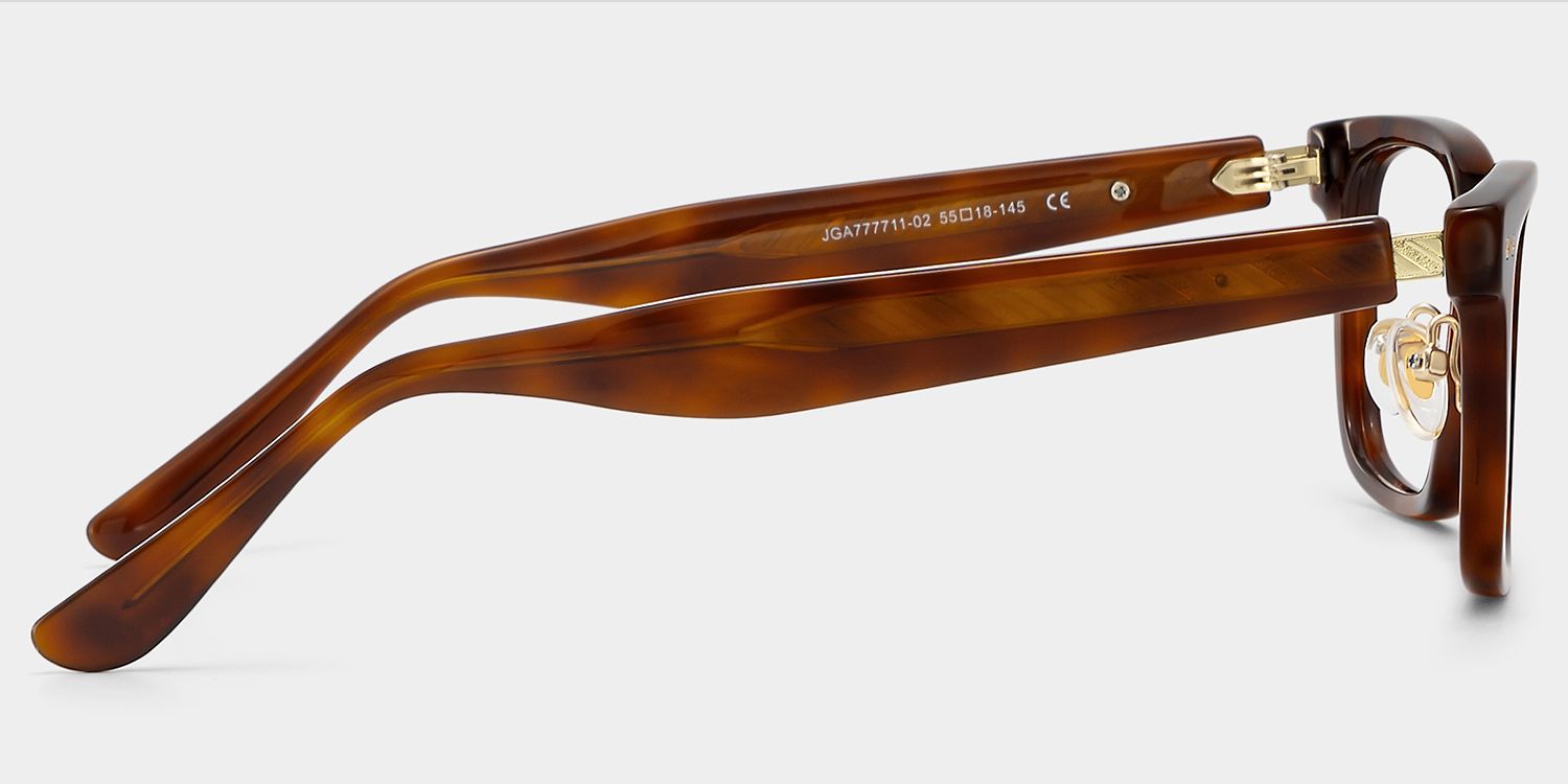 Tortoise Buzz Rectangle Frame Glasses | ZEELOOL4