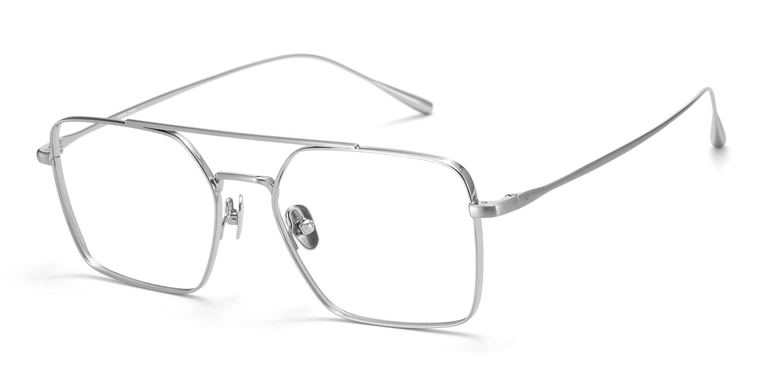 Jensen Eyeglasses in Aviator Sliver Frame | Zeelool