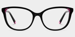 Brady Black Pink Butterfly Glasses0