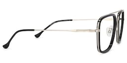 Nayeli Aviator Black-Silver Glasses3