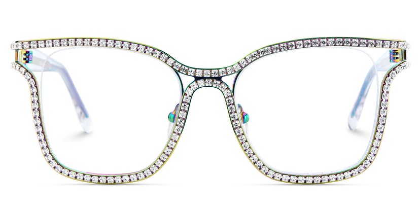 Shine Square Iridescent Glasses