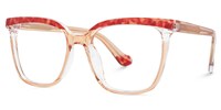 Tawana Square Red Glasses1