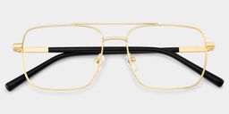Iris Aviator Gold Glasses3