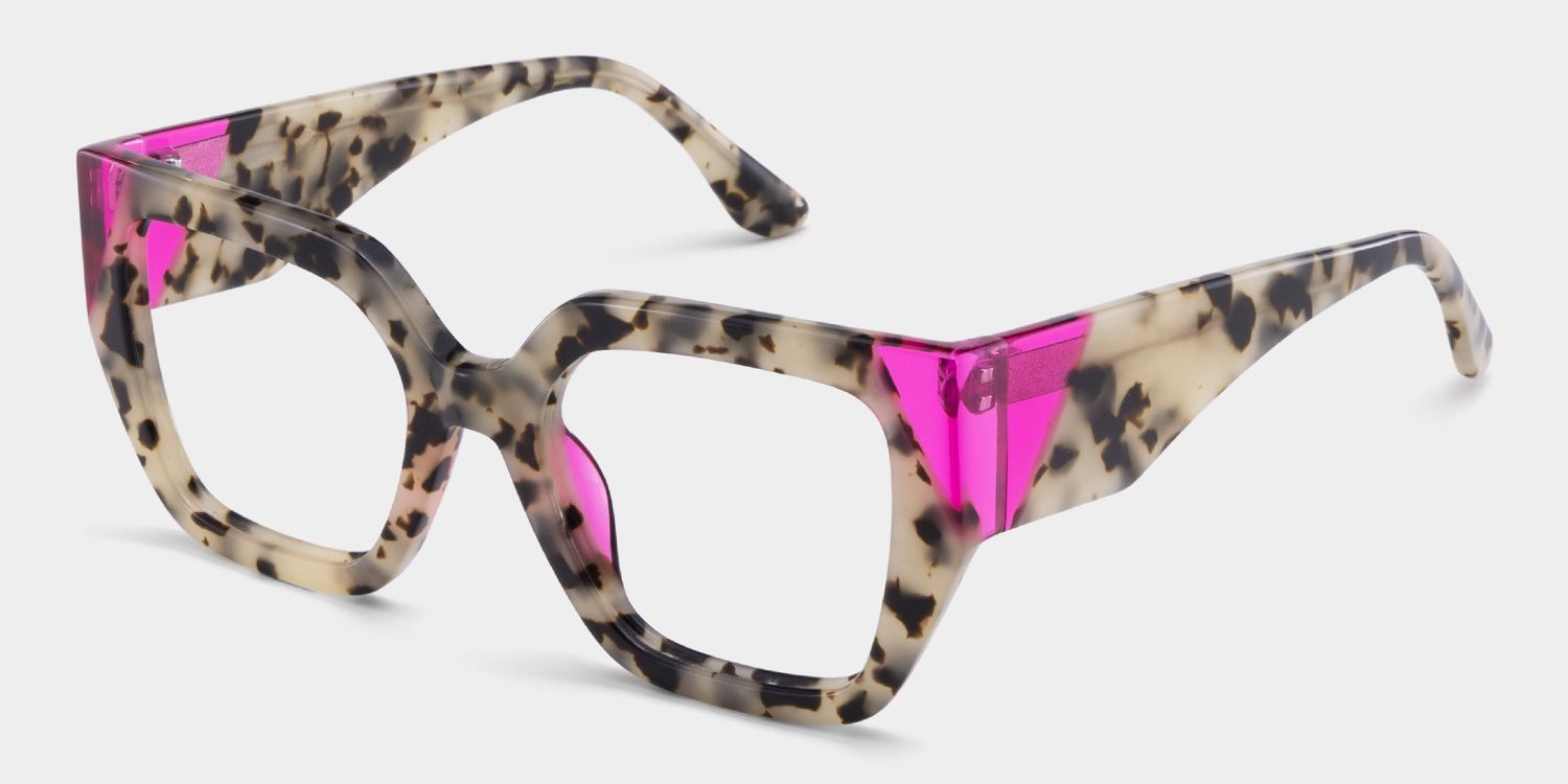 Viva Tortoise Frame Glasses with Square Frame Online | ZEELOOL3