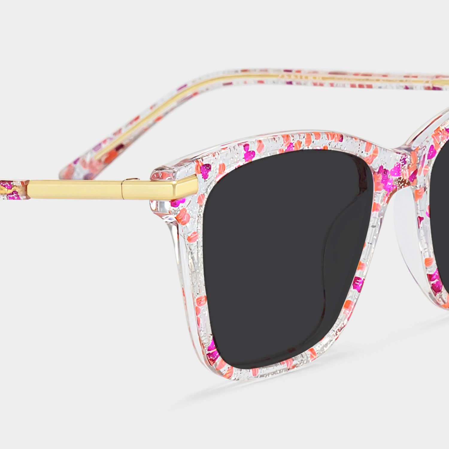 Eliot Mixed Pink Frame Sunglasses | ZEELOOL4