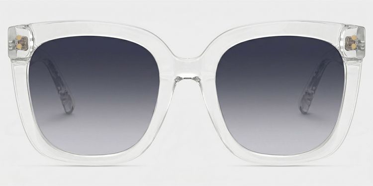 Ebony Square Clear Glasses