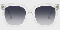 Ebony Clear Square Sunglasses0