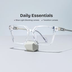 Mabel Square Clear Glasses0