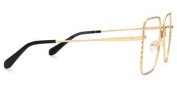 Alisandra Aviator Gold Glasses2