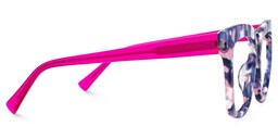 Nina Square Blue Marble Glasses3