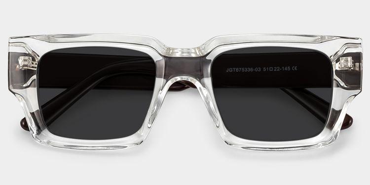 Garza Rectangle Clear Glasses