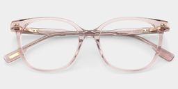Daisy Pink Round Glasses2