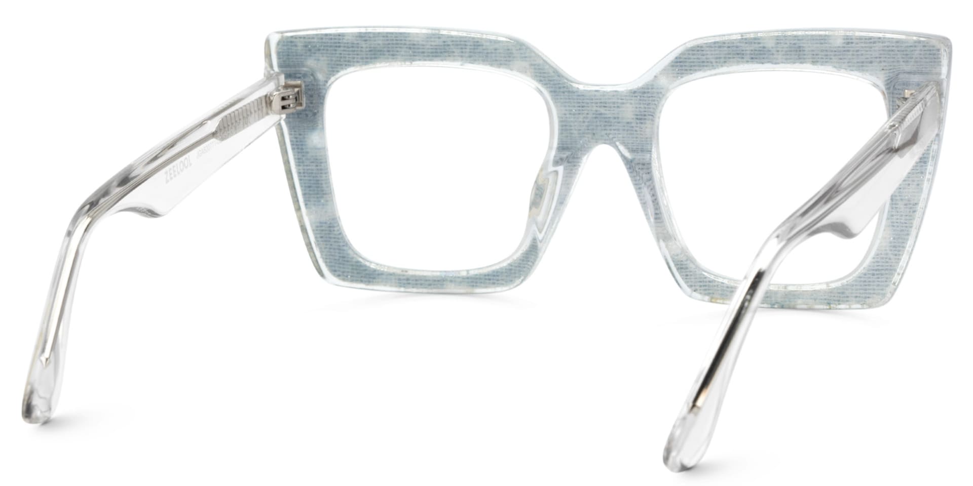 Full Transparent Glasses With light Blue Denim5