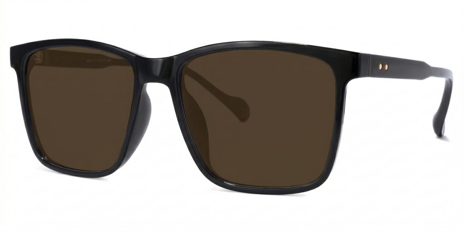 Burgos Square Black Glasses | Zeelool Glasses1