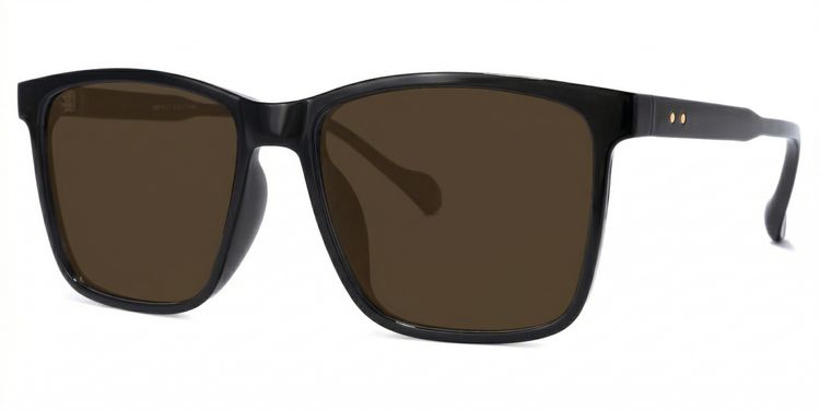 Burgos Square Black Glasses