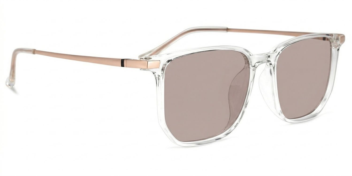 Fezell Square Style Clear Frame Sunglasses | ZEELOOL2