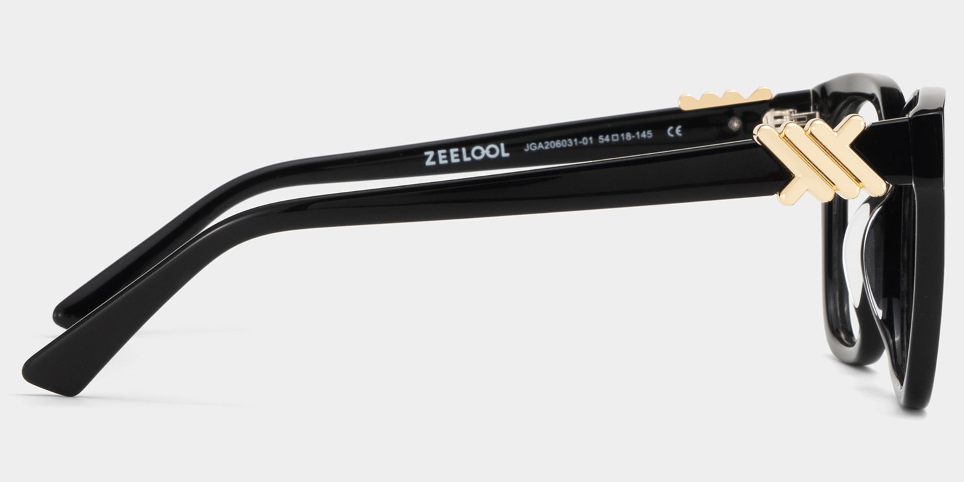 Square Black Eyeglasses- Mae Acetate Frame Glasses4