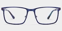 Roxana Rectangle Blue Glasses0