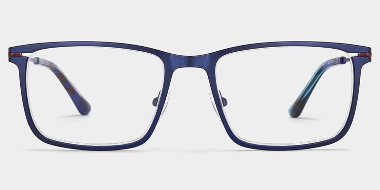 Roxana Rectangle Blue Glasses